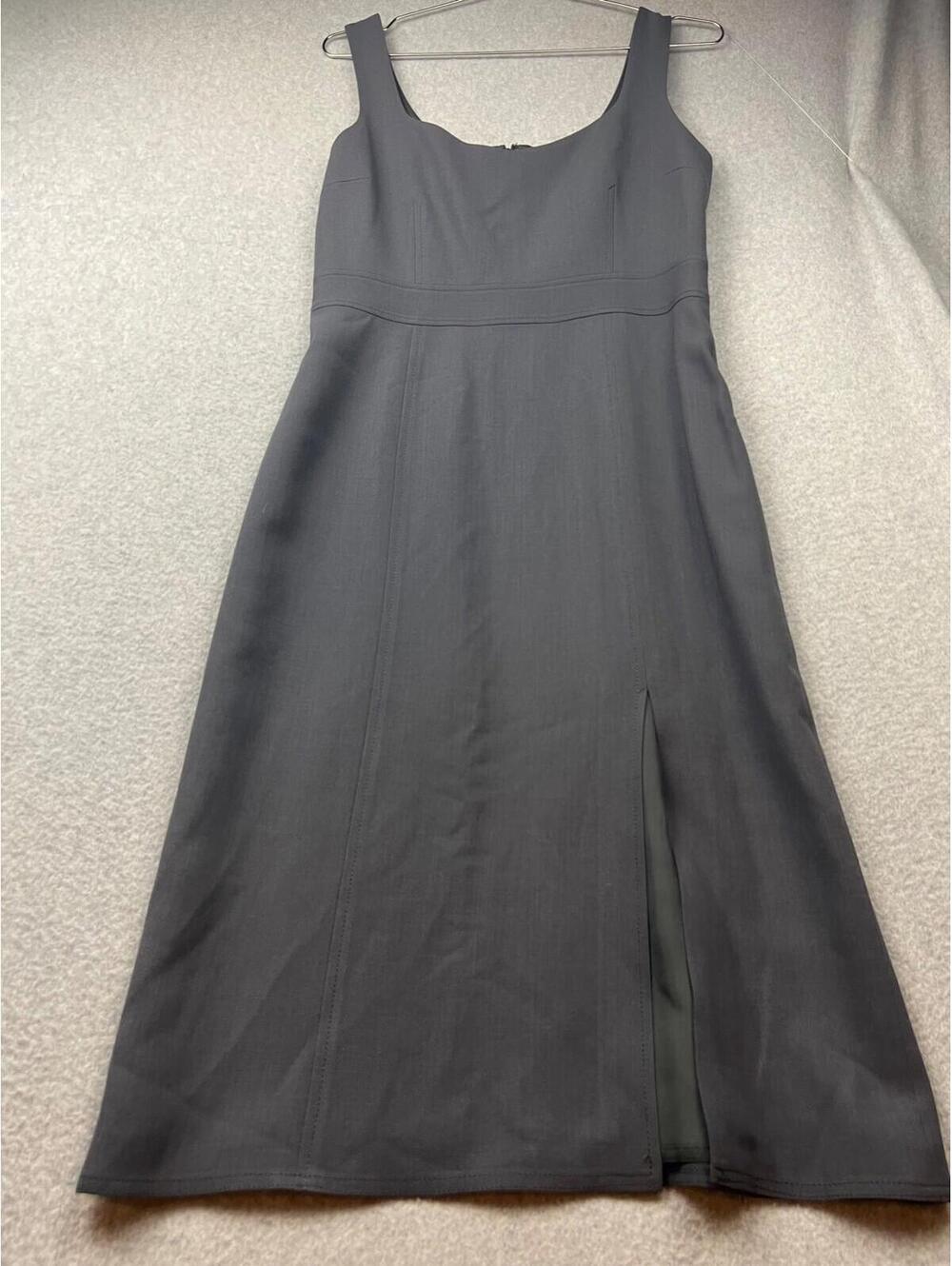 J Crew Sheath Dress Women Size 4 Gray Minimalist Neutral Classic Career Office